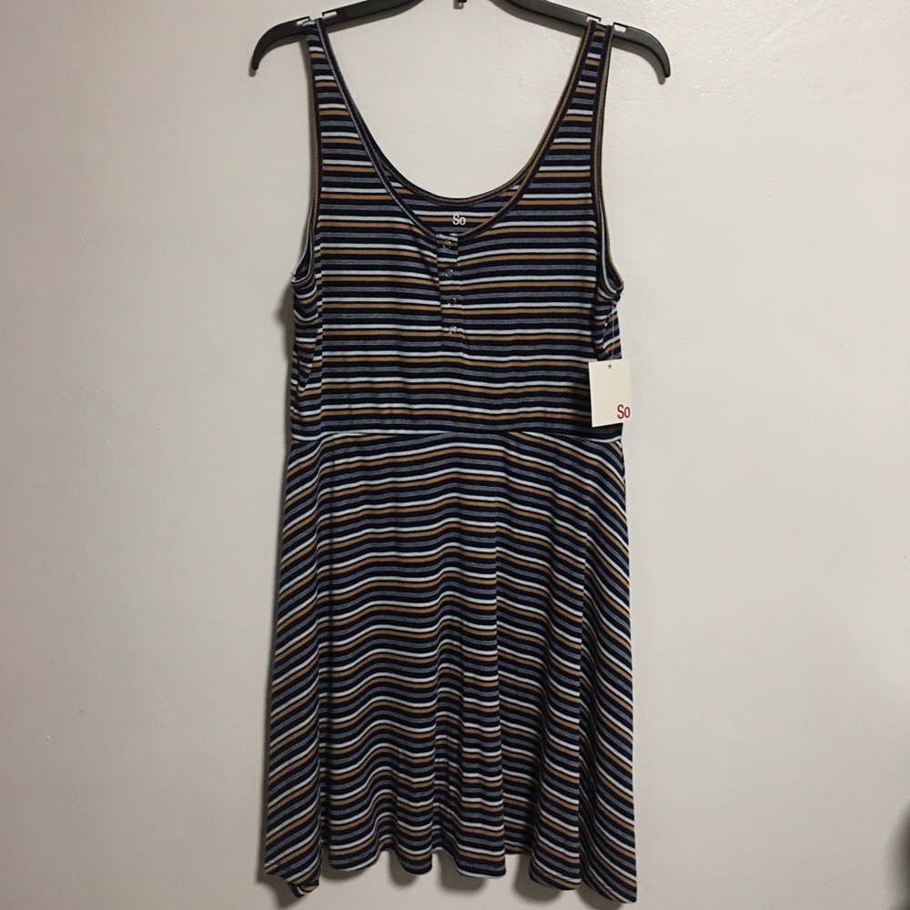 NWT So stripes dress size XL